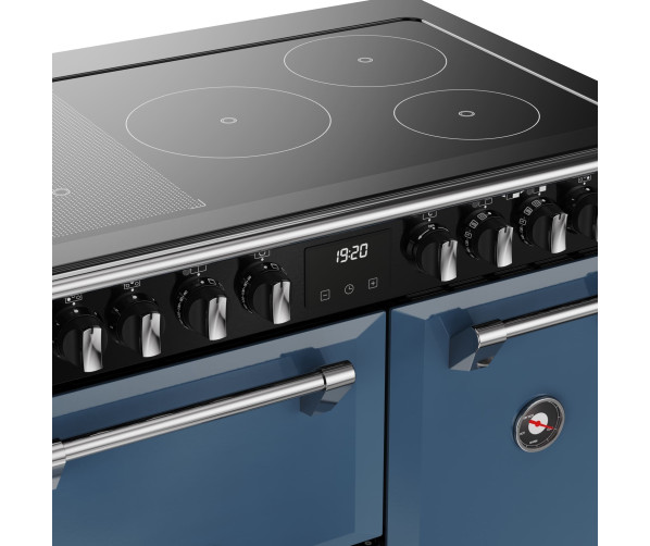 Stoves Richmond 90 Ei DX RTY inductie fornuis - twilight blue - Deluxe