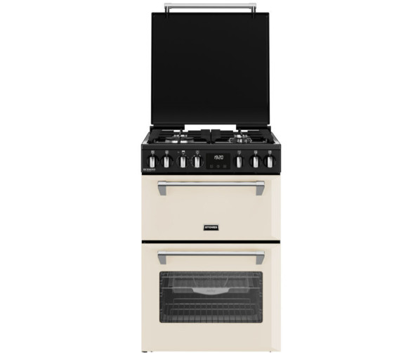 Retro design fornuis Stoves Richmond crème met gietaluminium deksel