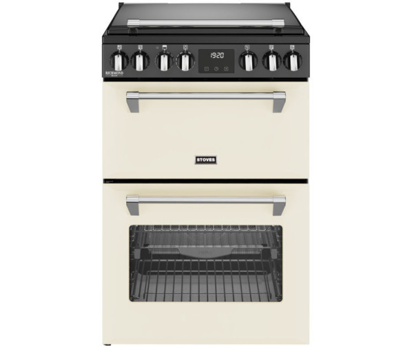 Stoves Richmond DX 60 Ei RTY crème inductiefornuis met 2 ovens - vrijstaand 60 cm breed