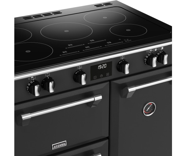 Stoves RICHMOND S900 EI Deluxe antraciet inductie fornuis