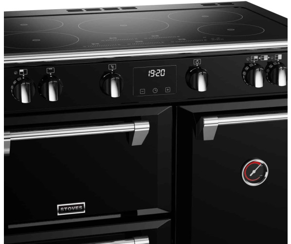 Stoves Richmond DX D900Ei TCH BK zwart inductie fornuis