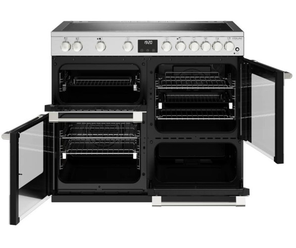 Stoves STERLING DX D1000Ei RTY SS rvs fornuis - 100 cm. breed