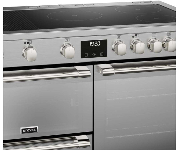 Stoves STERLING DX D1000Ei RTY SS rvs fornuis - 100 cm. breed