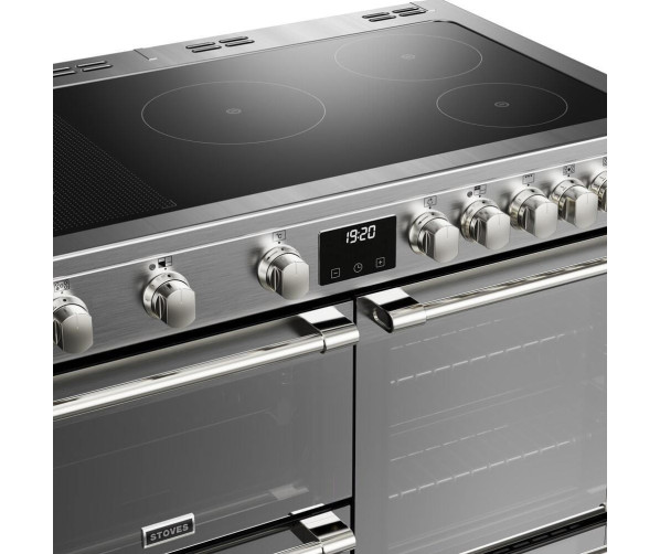 Stoves STERLING DX D1000Ei RTY SS rvs fornuis - 100 cm. breed