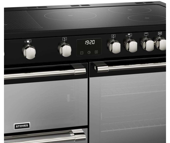Stoves Sterling DX D1100Ei RTY BK inductie fornuis - 110 cm - zwart