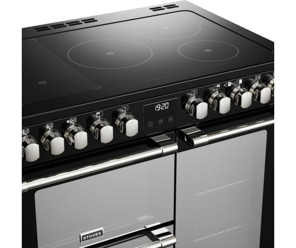 Stoves STERLING DX D900Ei RTY BK zwart inductie fornuis
