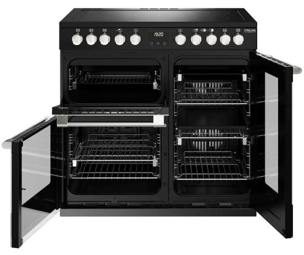 Stoves STERLING DX D900Ei RTY BK zwart inductie fornuis