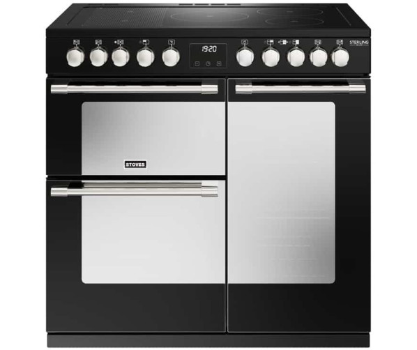 Stoves STERLING DX D900Ei RTY BK zwart inductie fornuis