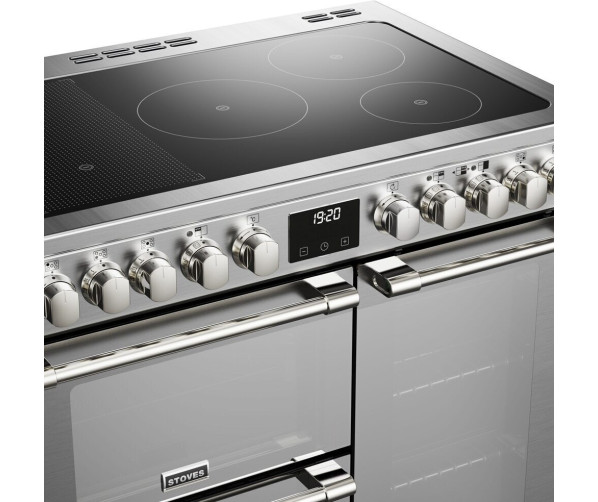 Stoves STERLING DX D900Ei RTY SS inductie fornuis - rvs