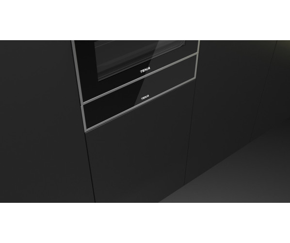 Teka CP15GS inbouw warmhoudlade / bordenwarmer - zwarte glas