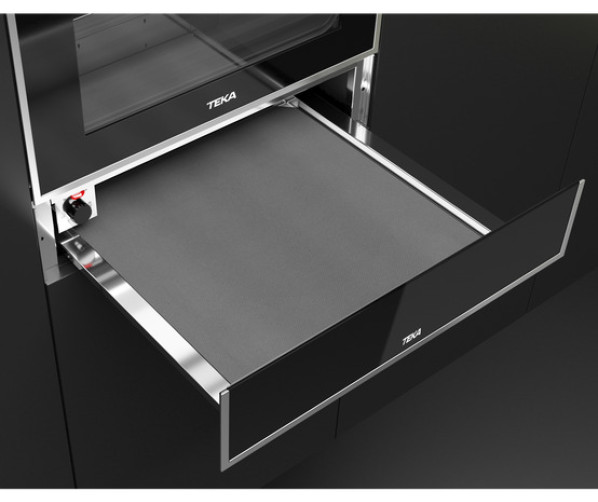 Teka CP15GS inbouw warmhoudlade / bordenwarmer - zwarte glas