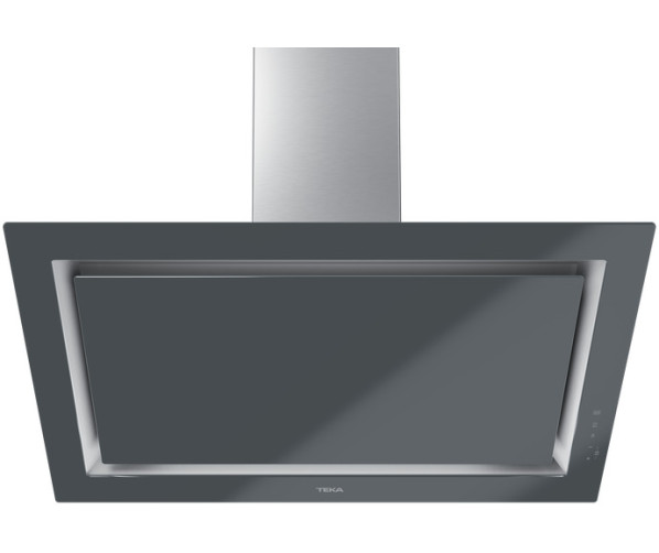 Teka DLV98660 ST TOS schuin anti-hoofdstoot afzuigkap - grijs glas