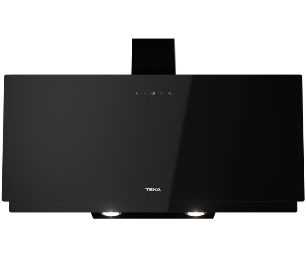 Teka DVN94030TTCBK schuin anti-hoofdstoot afzuigkap - zwart glas