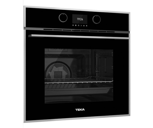 Teka HLB 860 P inbouw oven met zwart glazen front
