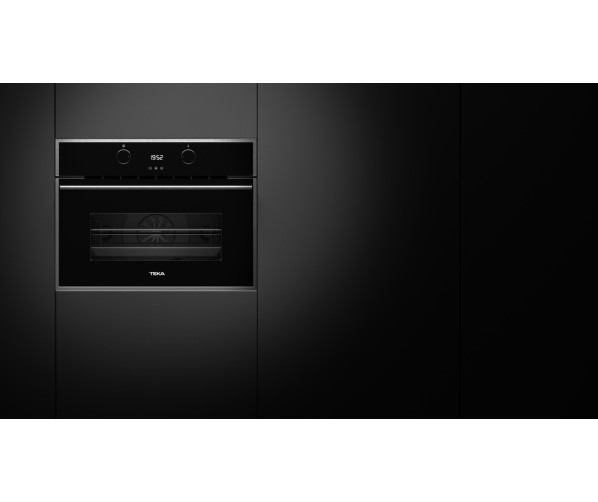 Teka HLC 844 C inbouw oven met magnetron - nis 45 cm - zwart
