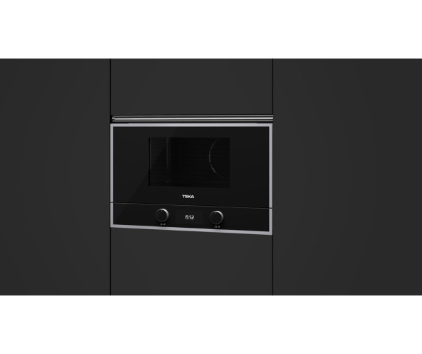 Teka ML822BISL inbouw magnetron met grill - zwart