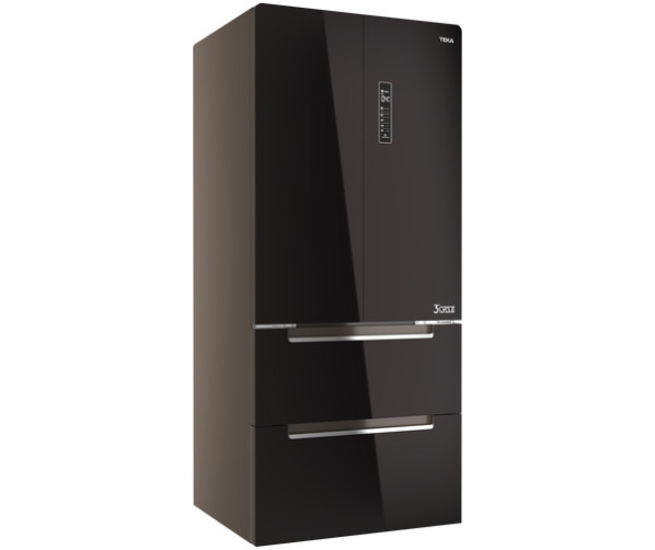 Teka RFD77820GBKEU side-by-side koelkast - zwart glas
