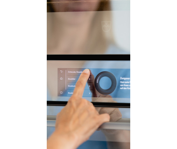 V-Zug CombiSteamer V6000 45M PowerSteam Autodoor combi-stoomoven - platinum spiegelglas 