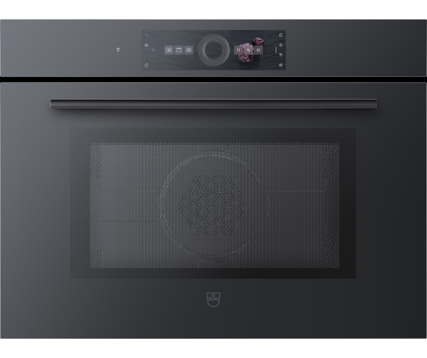 V-zug CombiMiwell V4000 45 inbouw oven met magnetron - zwart spiegelglas