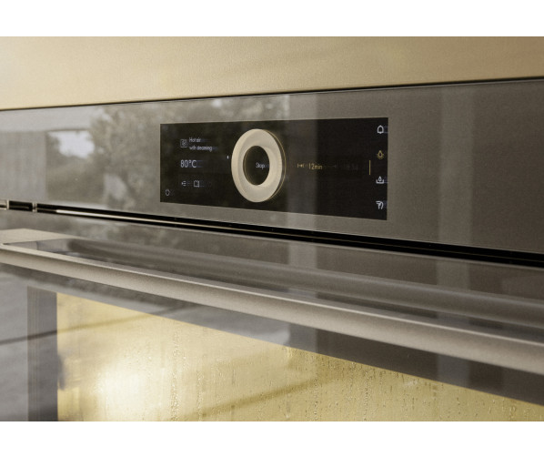 V-zug CombiSteamer V6000 45 Grand Autdoor combi-stoomoven - platinum spiegelglas