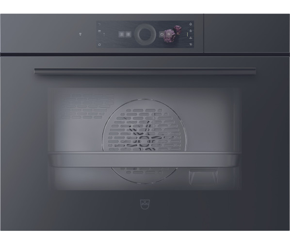 V-Zug CombiSteamer V6000 45 Zwart Glas inbouw combi-stoomoven