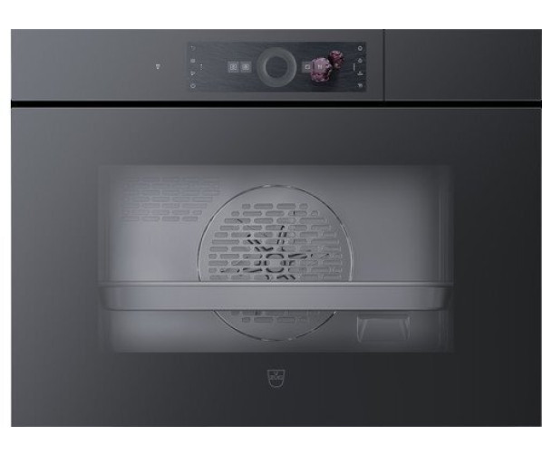 V-Zug CombiSteamer V6000 45F AutoDoor Zwart Glas inbouw combi-stoomoven