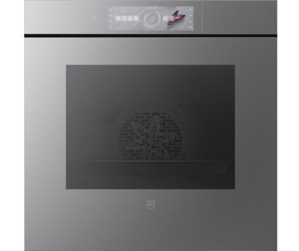 V-Zug CombairSteamer V6000 60 AutoDoor Platinum inbouw combi-stoomoven