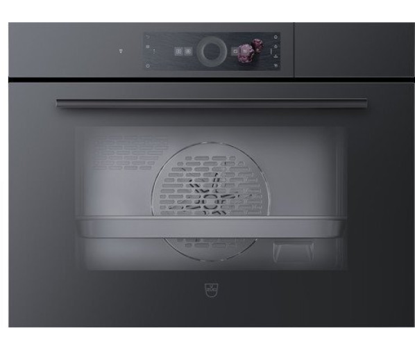 V-Zug CombiSteamer V4000 45 Zwart glas inbouw combi-stoomoven