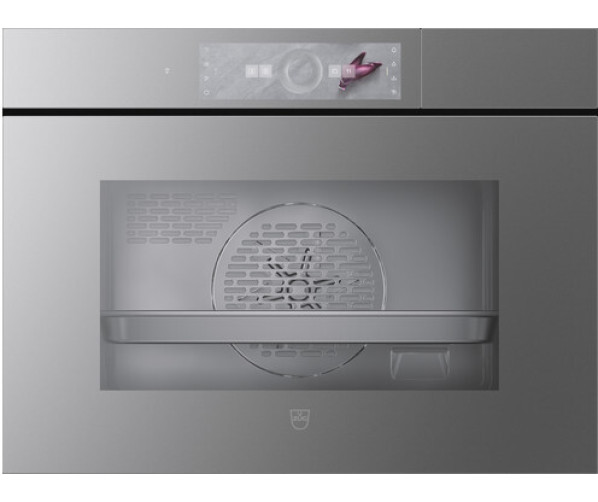 V-Zug CombiSteamer V6000 45F AutoDoor Platinum inbouw combi-stoomoven