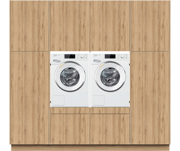 Wasmachinekast FULL HOUSE wasmachine / droger kast - Natural Ash