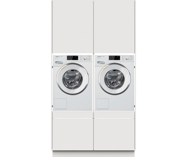 Wasmachinekast STRAIGHT wasmachine / droger kast - wit