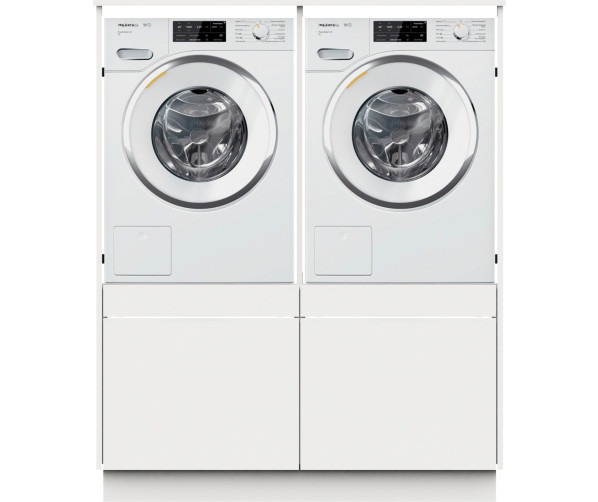 Wasmachinekast TWO PAIR wasmachine / droger kast - wit