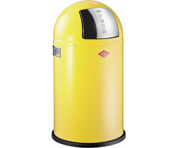Wesco Pushboy Junior, Lemonyellow 8012357 afvalbak -