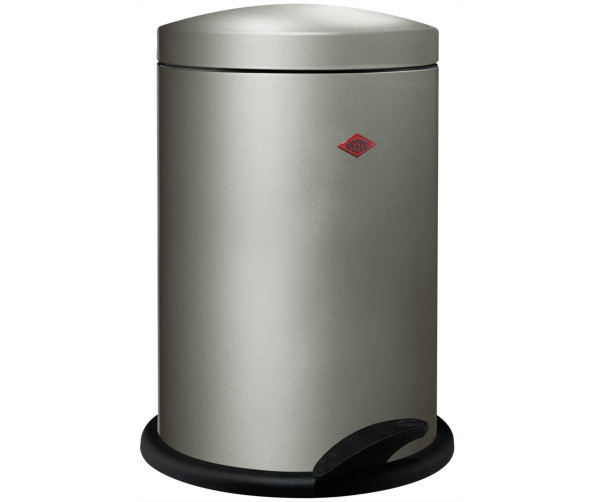 Wesco Pedaalemmer 116, Nieuwzilver 8012150 afvalbak -