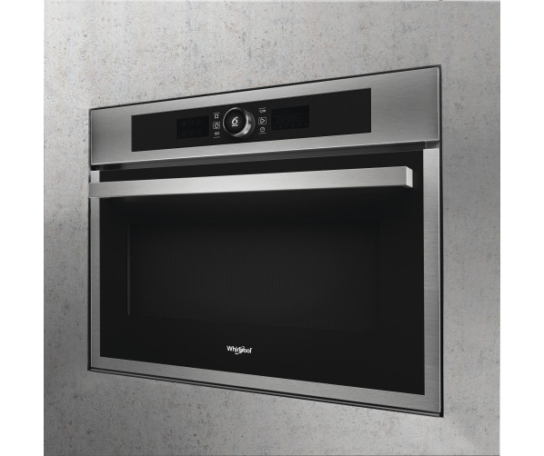 Whirlpool AMW9607/IX inbouw combi-magnetron - rvs