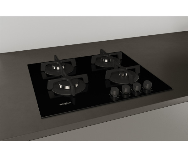 Whirlpool GOB616/NBNL inbouw kookplaat - gas-op-glas
