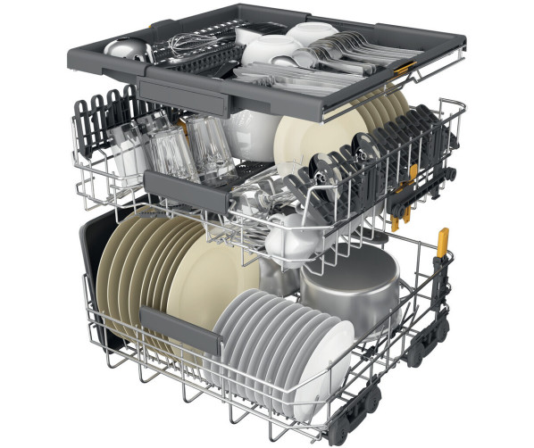Whirlpool W7U HS31 X onderbouw vaatwasser - rvs front