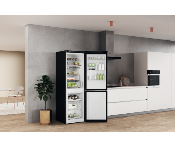 Whirlpool W7X 82O K koelkast - blacksteel 