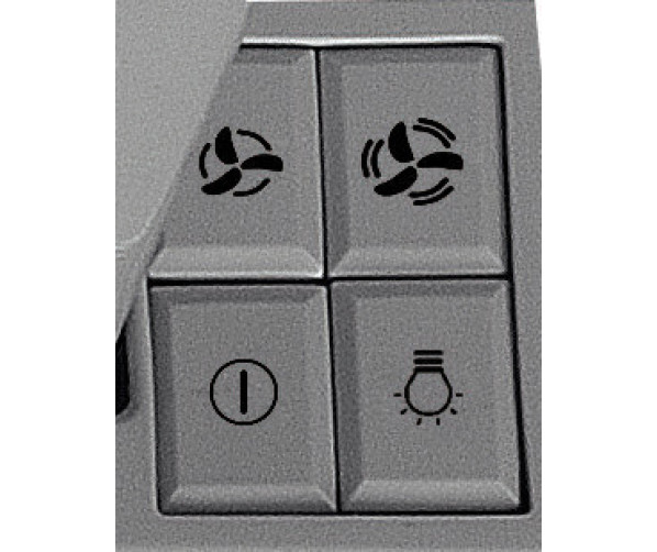 Whirlpool WAH 65 LM X afzuigkap vlakscherm