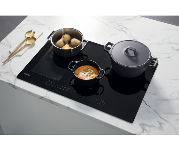 Whirlpool WFS0377NE/IXL inbouw inductie kookplaat - flexiCook
