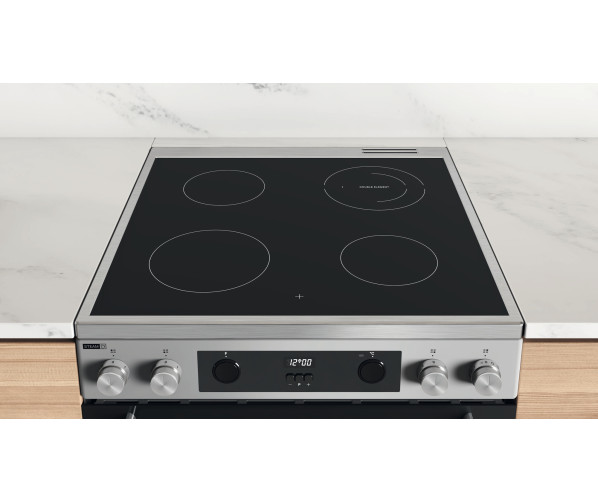 Whirlpool WS68V8CCXT keramisch fornuis - rvs