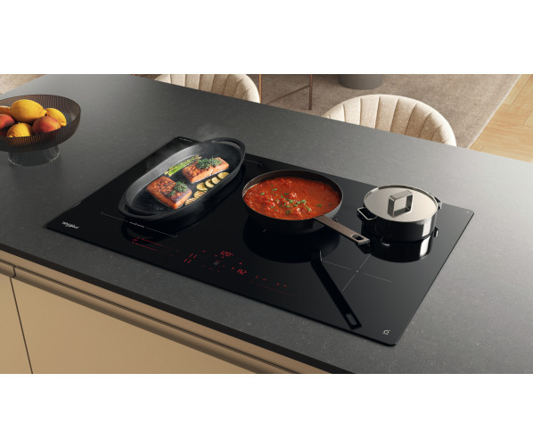 Whirlpool WTX8017DCF2 inductie kookplaat met afzuiging inbouw