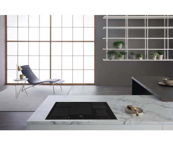 Whirlpool WT 1090 BA inbouw inductie kookplaat - 90 cm. breed