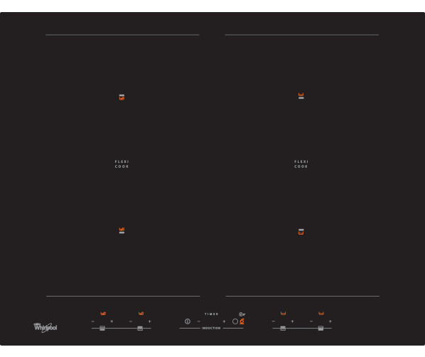 Whirlpool ACM928BA inductie kookplaat