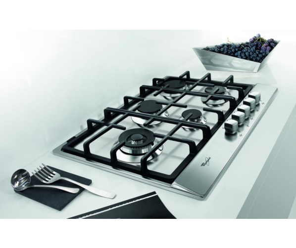 De Whirlpool AKR3291IX kookplaat heeft een strak design en veel panruimte