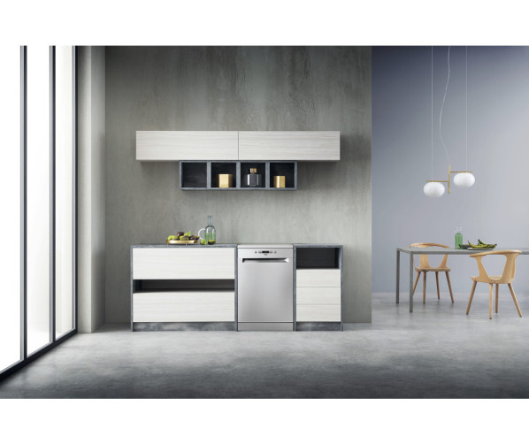Whirlpool OWFC 3C26 X vrijstaande vaatwasser - rvs-look