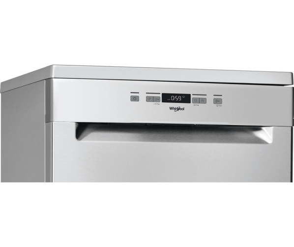Whirlpool OWFC 3C26 X vrijstaande vaatwasser - rvs-look