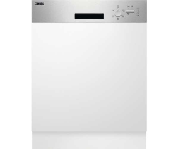Zanussi ZDSN151X2 inbouw vaatwasser met rvs paneel - 49 dB