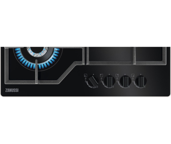 Zanussi ZGGN645K inbouw gaskookplaat - gas-op-glas