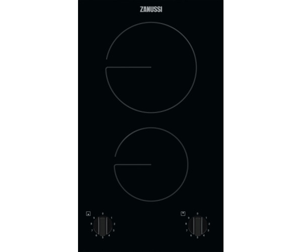 Zanussi ZHRN320K inbouw keramische kookplaat - domino - 29 cm. breed